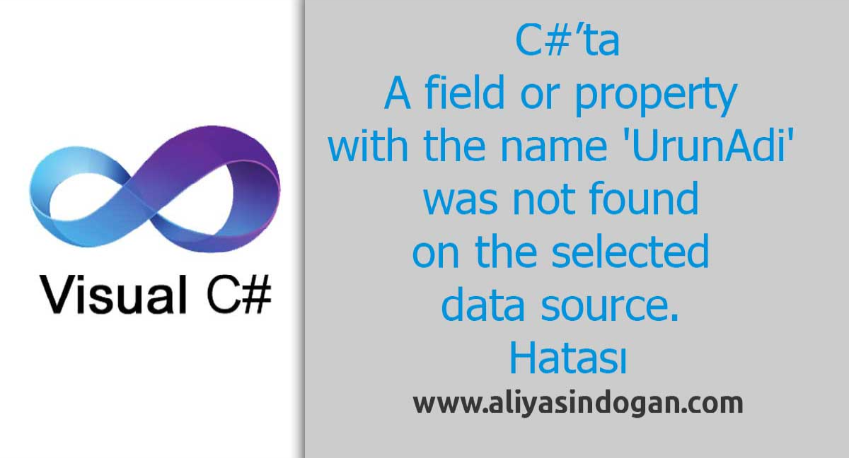 A fıeldor property wıth the name 'x' was not found on the... hatası